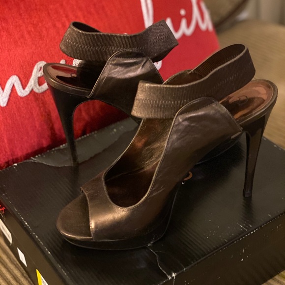 Bronze platform heel - Picture 2 of 4